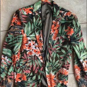 Men’s Zara tropical slim fit blazer size large